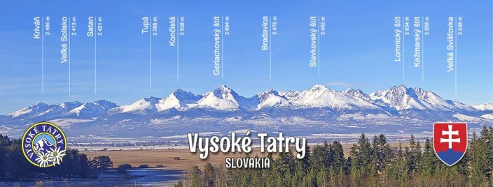 Vysoké Tatry panoráma zima
