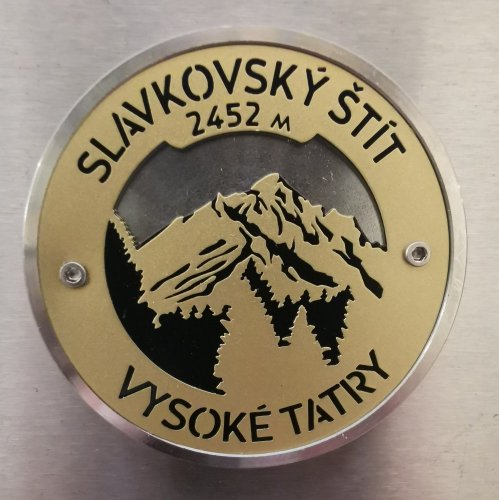 Kovová minca s magnetom - Slavkovský štít