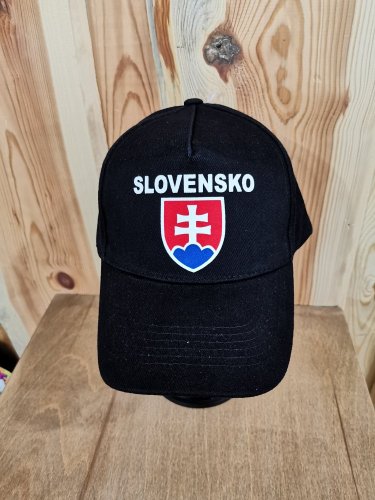 Šiltovka Slovensko - čierna