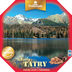 Oblátky Tatry vlašský orech s čokoládou