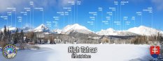 High Tatras panoráma zima 1