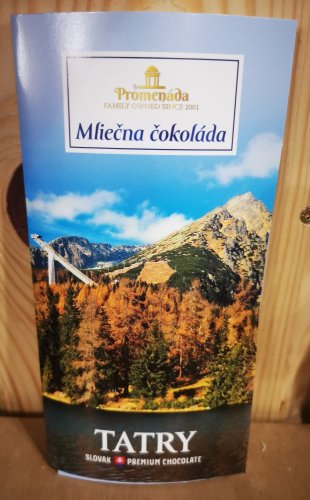 Mliečna čokoláda Tatry