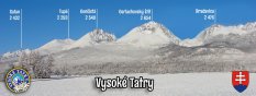 Vysoké Tatry panoráma zima 2